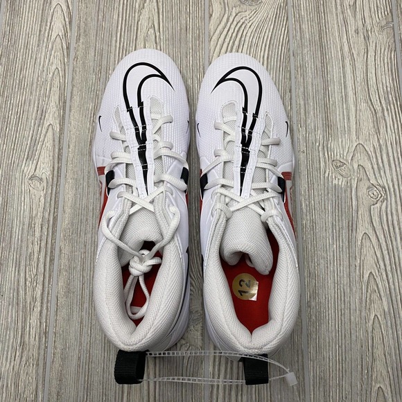 Nike Alpha Menace 3 Shark Football Cleats Men’s 12 White CV0582-103 New